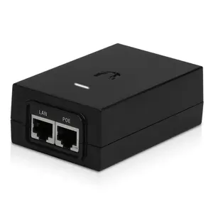 Ubiquiti POE-24-24W-G-EU PoE адаптер Gigabit Ethernet 24 В черный
