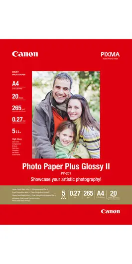 Photo Paper, Canon, PP-201 Glossy II Photo 2