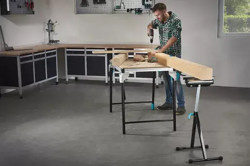 Подставка wolfcraft GmbH Multi-Function Support Stand and Roller Trestle Photo 6