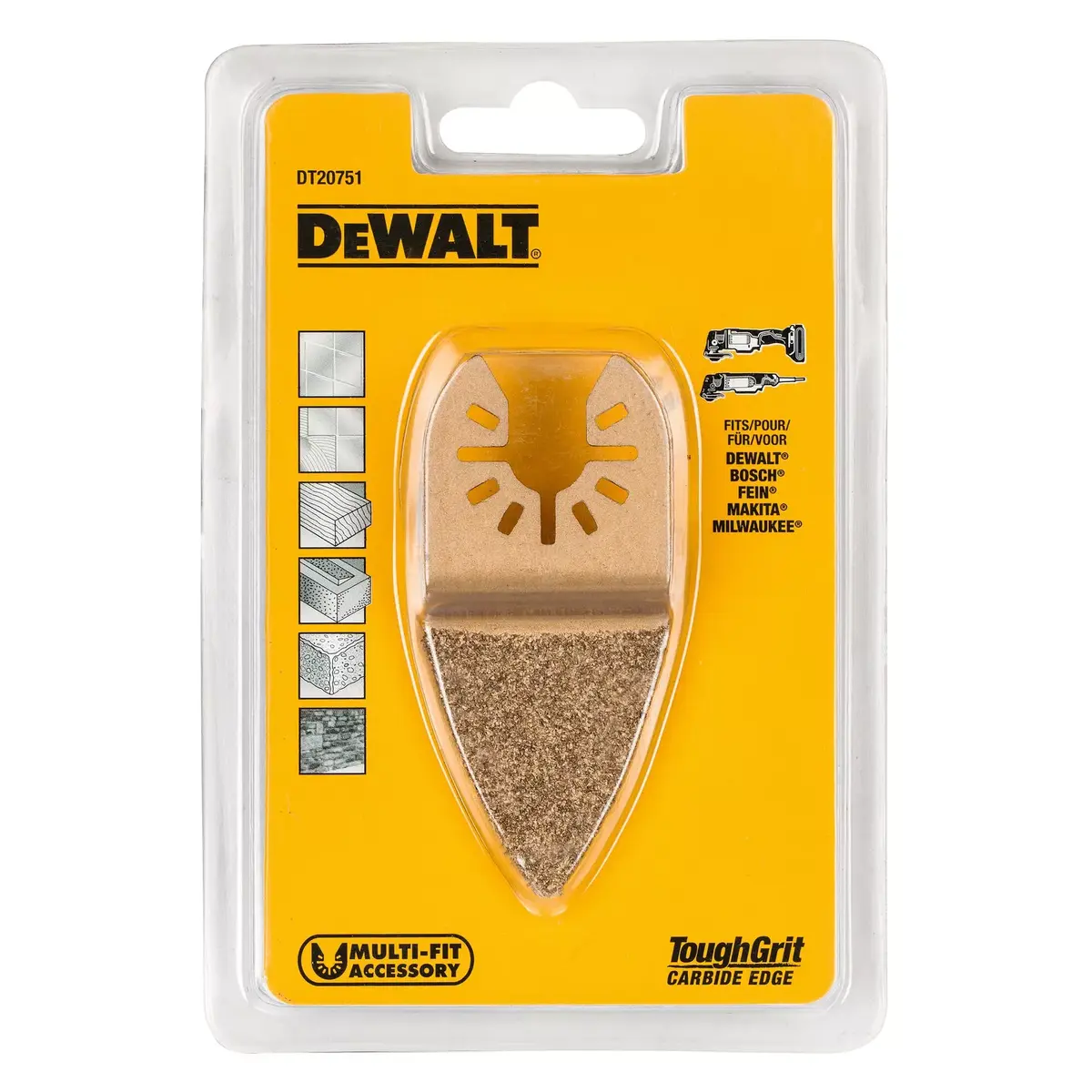 Насадка для многофункционального инструмента DeWALT DT20751-QZ Photo 2