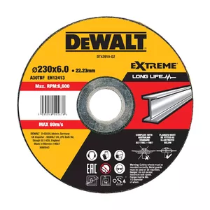 DeWALT DT43919-QZ leņķa slīpmašīnas aksesuārs Slīpēšanas disks