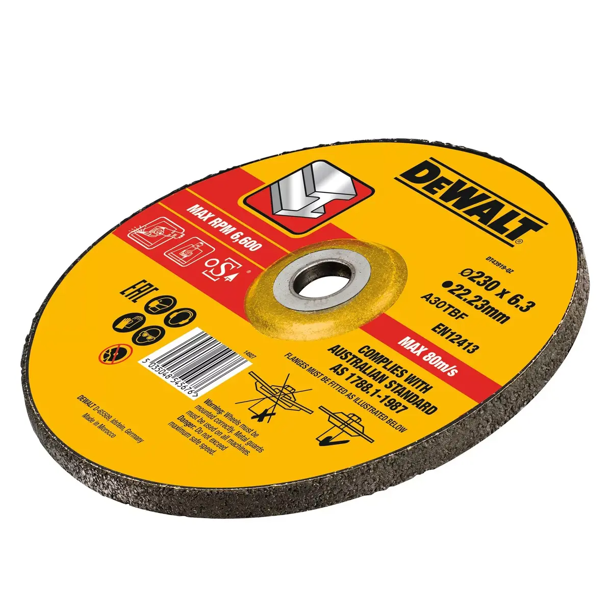 Slīpēšanas disks DeWALT DT43919-QZ Photo 2