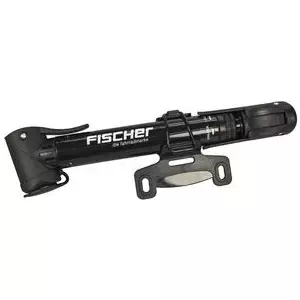 Мини-насос для велосипеда FISCHER 85581 с T-ручкой, переключаемый для клапанов Presta и Schrader