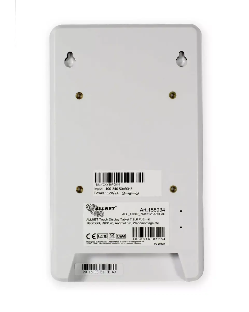 Планшет ALLNET ALL_TABLET_7RK3128A60POE Photo 2