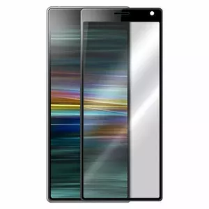 Myscreen Glass Edge Tempered Glass Aizsargstikls Pilnam Ekrānam Sony Xperia 10 Plus Melns