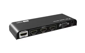 HDMI video pārslēdzējs TECHLY IDATA-HDMI2-4K31HDR — 2 HDMI ieejas, HDMI 1.4/2.0, 4K@30Hz, metāla korpuss, 160×51.5×20 mm