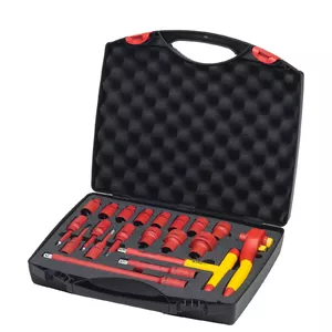 Ratchet Wrench Wiha 43024 10-32 mm 16 pcs Red Yellow