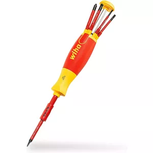 Screwdriver Wiha LiftUp 41158 with integrated bit magazine, model SB283109022
