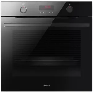 Built-in electric oven AMICA TXB 116 TCRBDKB — 77 L, 3600 W, convection, grill, halogen light, black