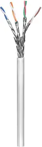 MicroConnect KAB029-305 Cat6 S/FTP Apaļš Tīkla Kabelis 305 m Pelēks 10000 Mbit/s