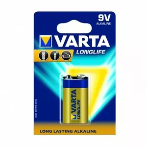 Батарея Varta 6LR61/9V Longlife — щелочная 9 В, упаковка 10 шт.