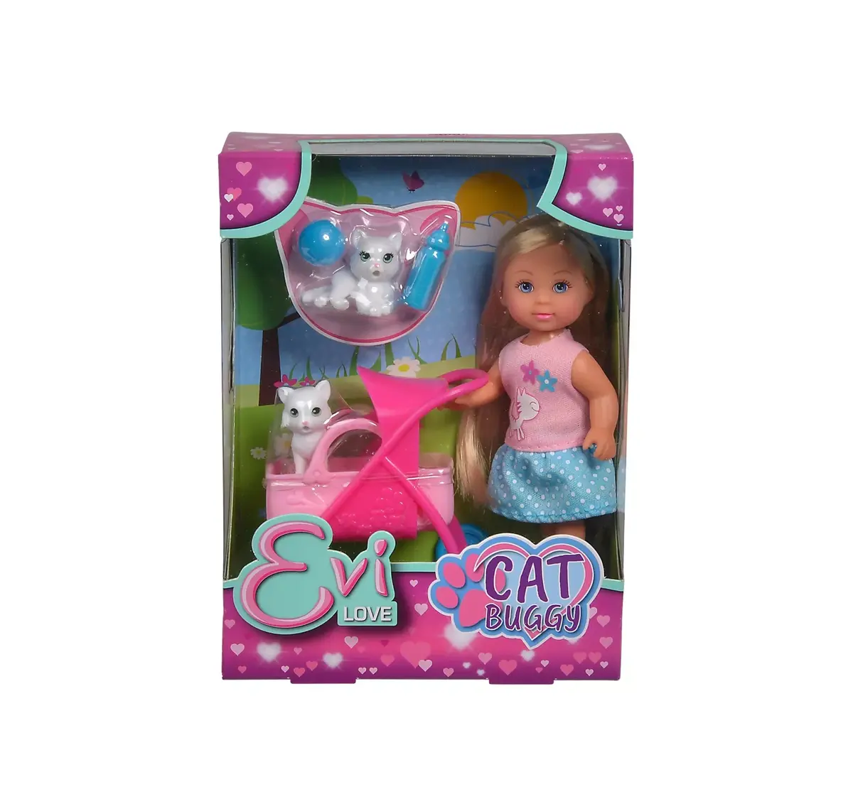 SIMBA Evi LOVE Cat Buggy ratiņi mini lellēm Photo 3
