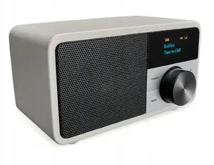 Tabletop radio Sangean DDR-7 Glacier Silver with digital tuner and Bluetooth