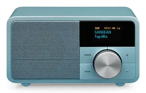 Sangean DDR-7 Персональный Цифровой Радиоприемник DAB+ FM Синий 8 Вт OLED Дисплей USB Type-C