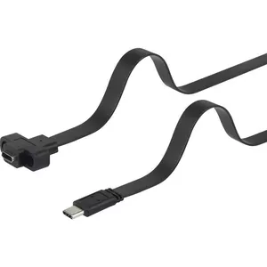 USB Cable Renkforce RF-3415026 0.5m USB 3.2 Gen 2 USB C Black