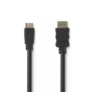 Nedis CVGP34500BK15 HDMI cable 1.5 m HDMI Type A (Standard) HDMI Type C (Mini) Black