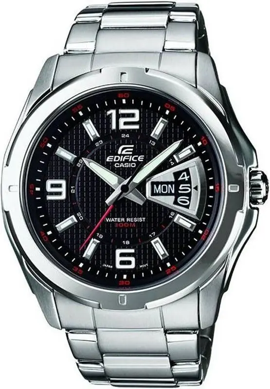 Rokaspulkstenis CASIO EF-129D-1AVEF nerūsējošā tērauda korpuss