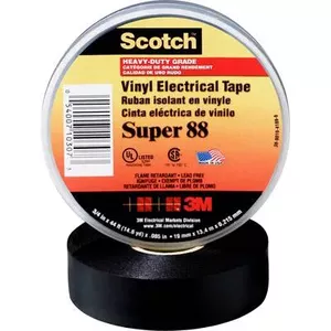 Insulation Tape 3M SUPER88-38X33 — 3M SUPER88, PVC electrical tape, 38 mm x 33 m, black