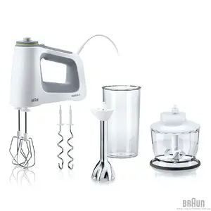 Hand mixer Braun MultiMix 5 HM 5137 Grey White 750W