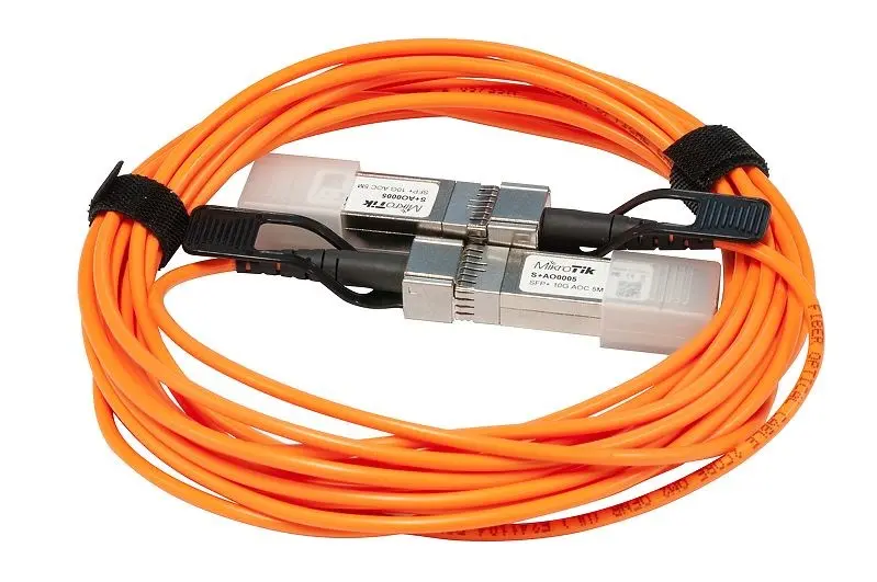 InfiniBand/optošķiedru kabelis 5 m MikroTik S+AO0005