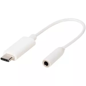Audio Cable Vivanco CC UC A 1 0.1m 3.5mm USB White