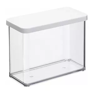 Barības trauks rotho Box Rotho Loft taisnstūrveida 2,1 l, caurspīdīgs tehnopolimērs, 200×100×142 mm, 200 g