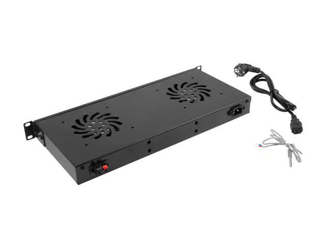 LANBERG AK-1502-B Ventilatoru panelis serveru skapim