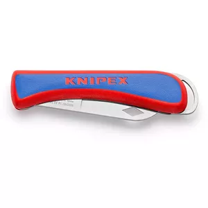 Knipex 16 20 50 SB хозяйственный нож Синий, Красный, Нержавеющая сталь Нож с отломным лезвием