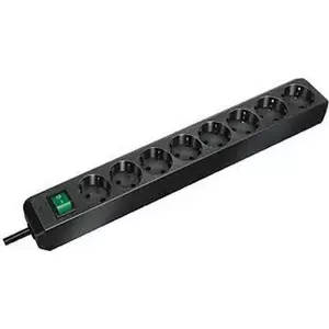 Power Extension Brennenstuhl 1159300018 3m 8 AC Outlets Black