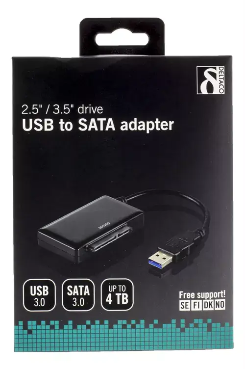 USB saskarnes karte Deltaco USB3-SATA6G3 Photo 3