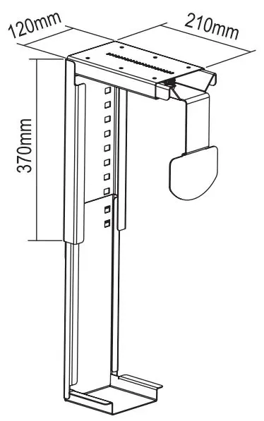 DELTACO SH-40 Настенный держатель для ПК Photo 2