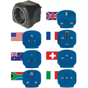 Travel plugs Brennenstuhl 1508160