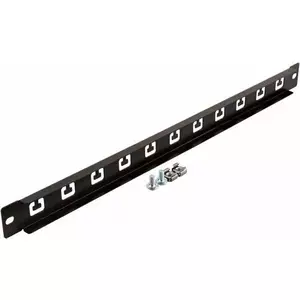 Kabeļu pārvaldības plāksne TOTEN 19-SR SA.0043.191 — 19" skapja kabeļu organizētājs