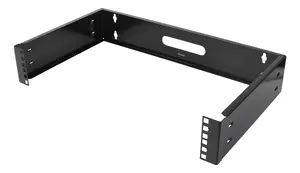 DELTACO 19-WMB2 Mounting Bracket 2U Wall Mount Steel Black