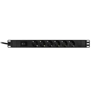 Удлинитель Deltaco GT-8530 3м 6 AC розеток Черный