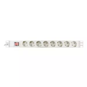 Удлинитель Deltaco GT-8531W 3 м 8 AC розеток для внутренних помещений белый