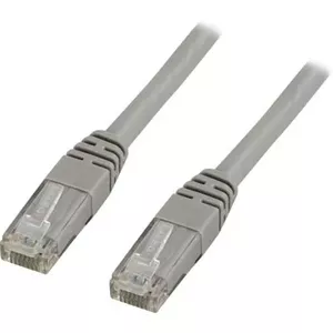 Networking cable Deltaco 03-TP RJ-45 Cat5e 0.3 m Grey