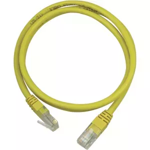 Deltaco UTP Cat5e tīkla kabelis Dzeltens 0,5 m
