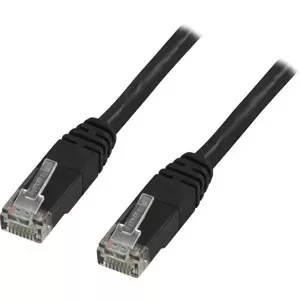 Networking cable Deltaco UTP Cat5e RJ-45 RJ-45 5 m Black