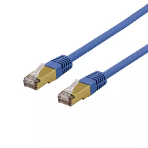 Networking Cable Deltaco SFTP-611BAH RJ-45 Cat6a 1.5m Blue