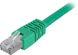 Сетевой кабель Deltaco STP-603G RJ-45 Cat6 0.3м Зеленый