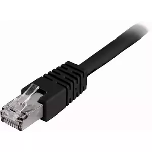 Networking Cable Deltaco STP-603S RJ-45 Cat6 0.3 m Black