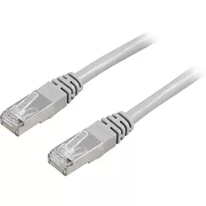 Tīkla kabelis Deltaco FTP pelēks 25 m RJ-45 Cat6