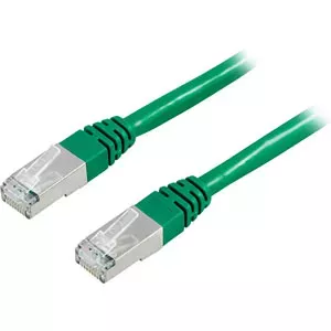 Сетевой кабель Deltaco FTP Cat6 RJ-45 3м Зеленый