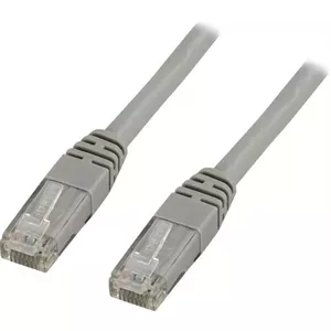 Сетевой кабель Deltaco TP-607 RJ-45 Cat6 0.75 м Серый