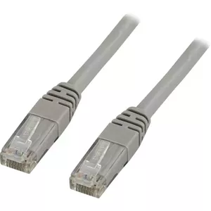 Сетевой кабель Deltaco TP-611 RJ-45 Cat6 1.5м Серый