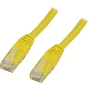 Networking cable Deltaco UTP Cat6 RJ-45 1 m Yellow