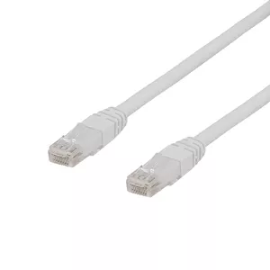 Сетевой кабель Deltaco TP-61VAU RJ-45 Cat6a 1 м Белый