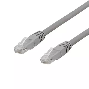 Networking cable Deltaco TP-625AU RJ-45 Cat6a 25 m Grey