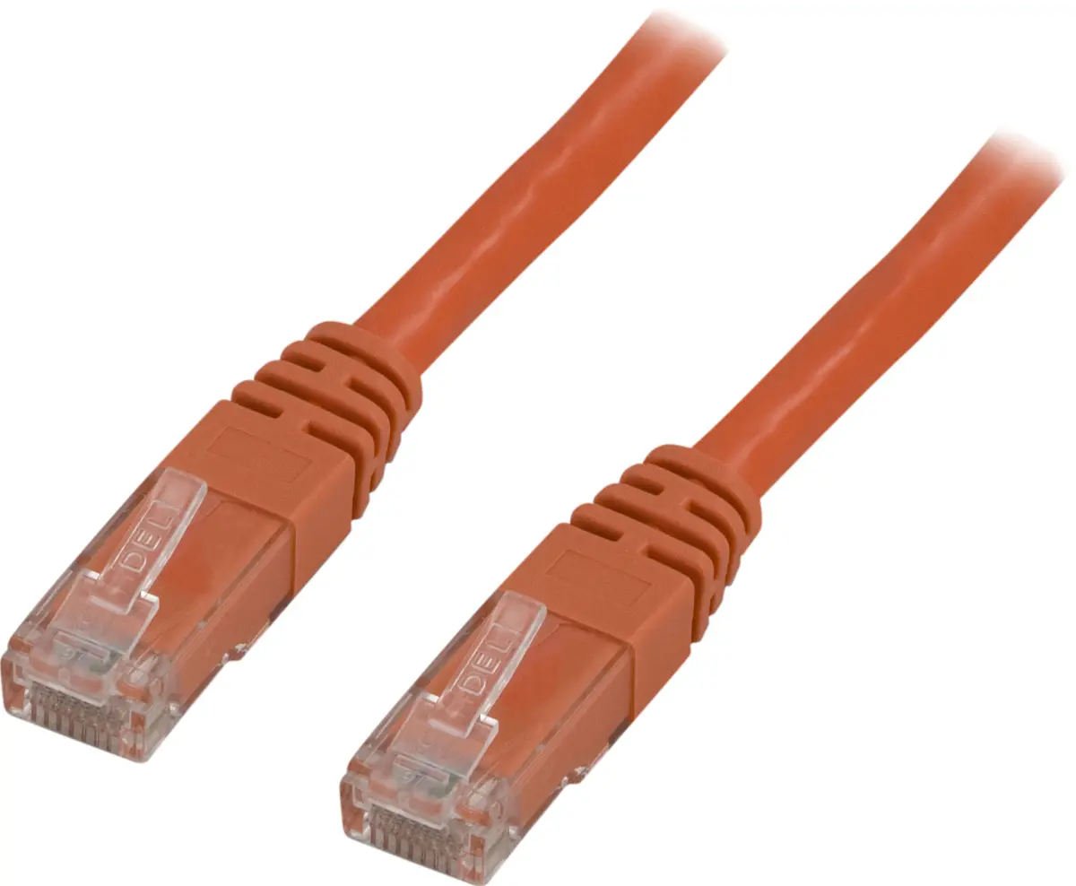 DELTACO TP-63-OR Cat6 U/UTP Tīkla kabelis